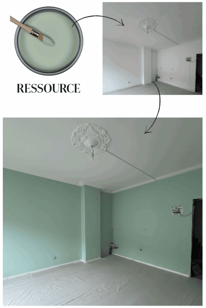 simulateur peinture vert céladon