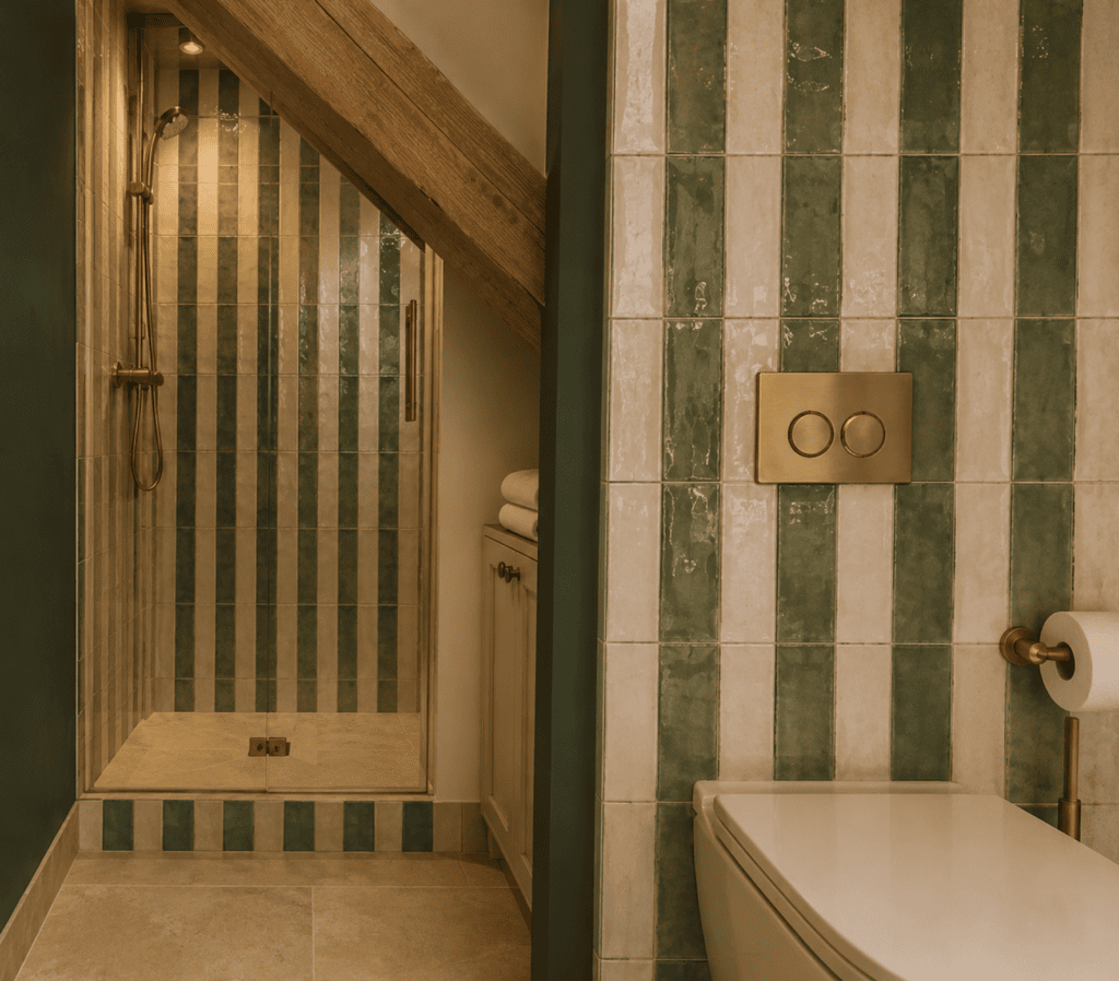 Agencement salle de bain sous pente