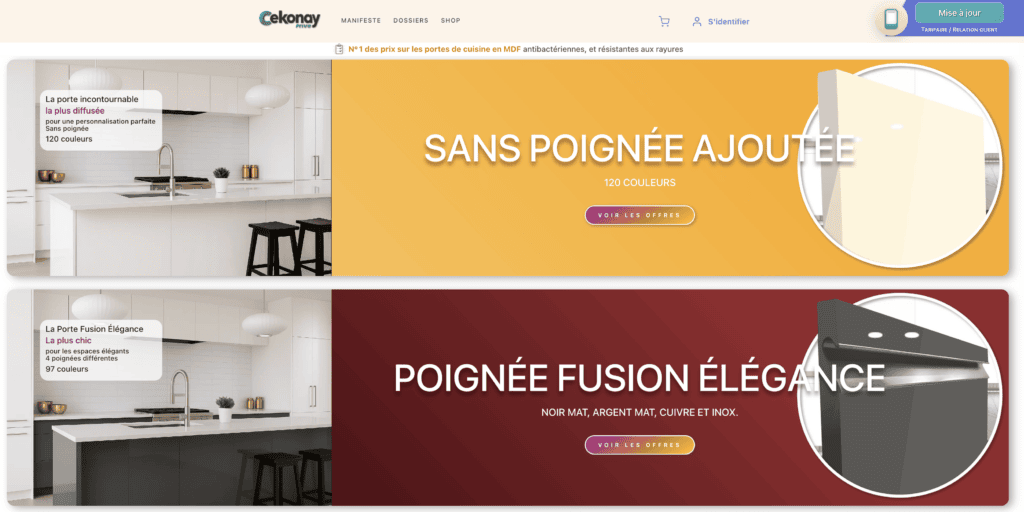 Cekonay : des façade Ikea pas chère, installées partout en France