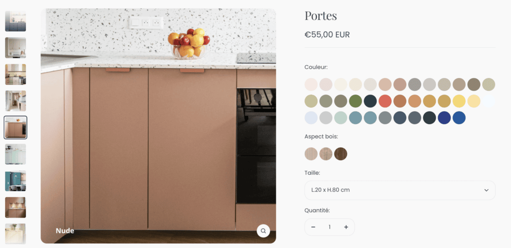 Studio Couleur : changer ses façades Metod en made in France