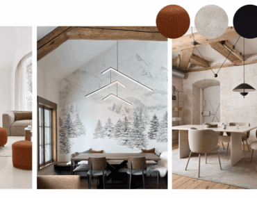 Créer une ambiance chalet : moodboard et projets by Ynspir