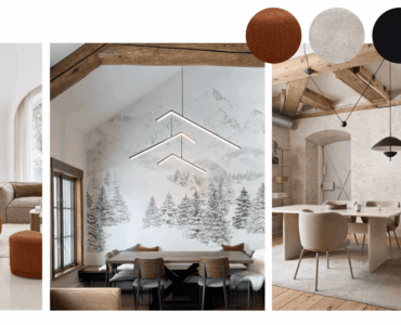 Créer une ambiance chalet : moodboard et projets by Ynspir