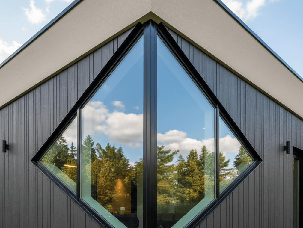 L'angle mort : comment habiller et occulter une fenêtre losange ?