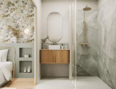 Papier peint salle de bain : faut-il oser cela dans la pièce la plus humide ?