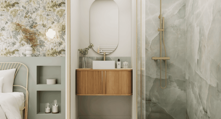 Papier peint salle de bain : faut-il oser cela dans la pièce la plus humide ?