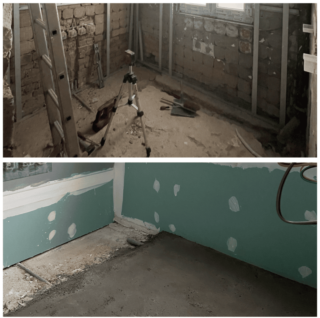 avant après ragréage