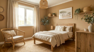 chambre enfant savane