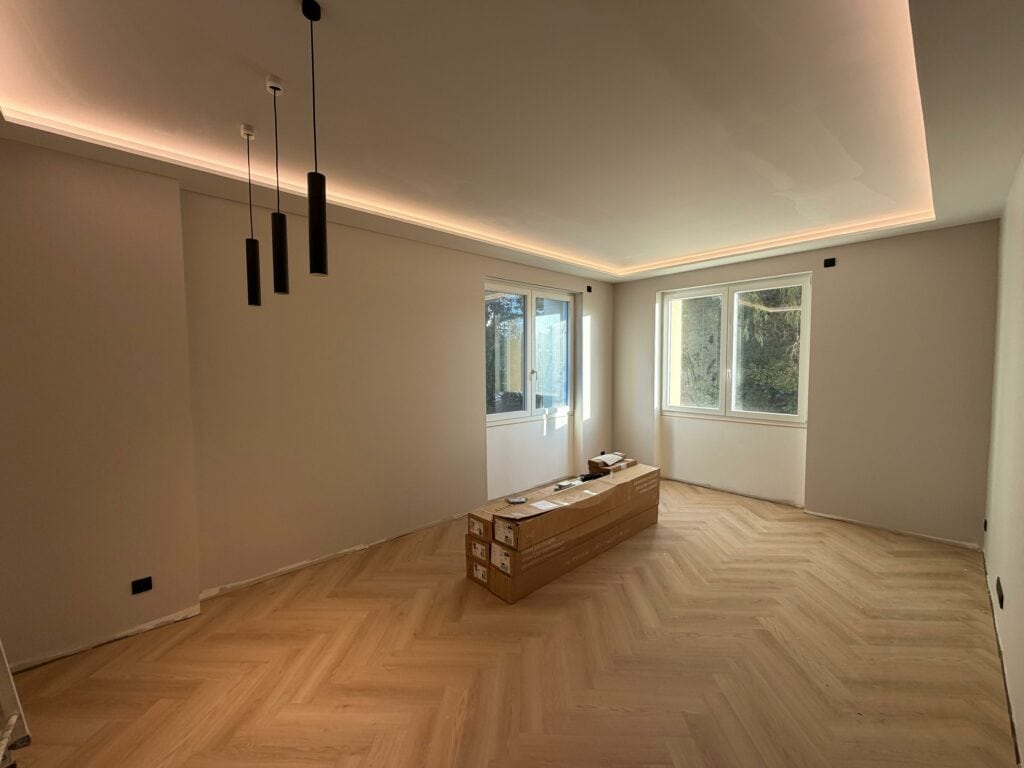 Faux plafond led en placo : une transformation design de votre salon