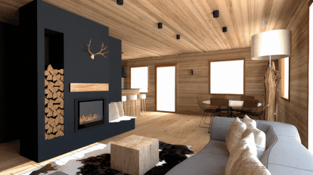 habiller une vielle cheminée en placo