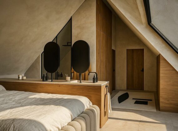 Création d’une master room de 45m2 sous combles à Paris