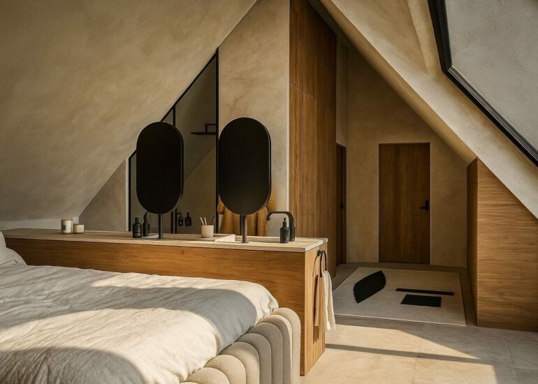 Création d’une master room de 45m2 sous combles à Paris