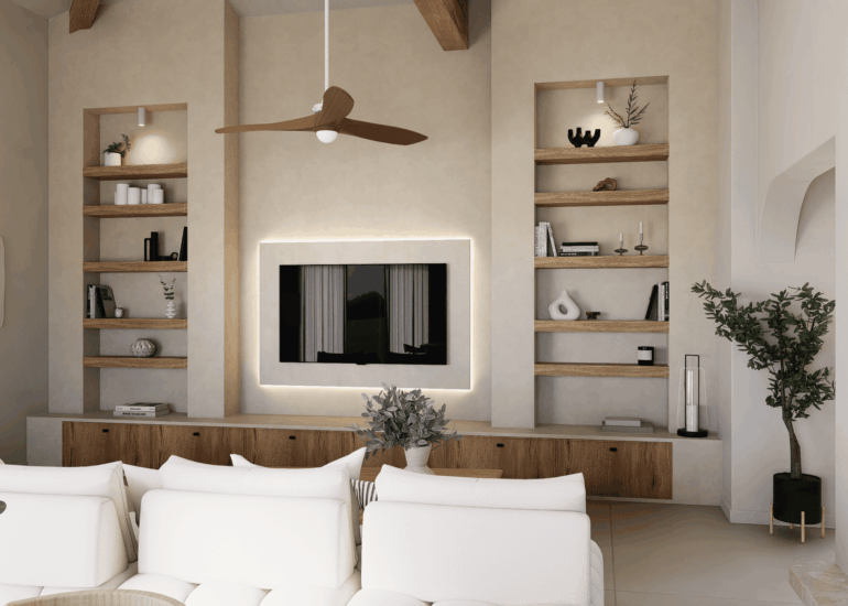 Rénovation et décoration d’une pièce de vie de 70m2