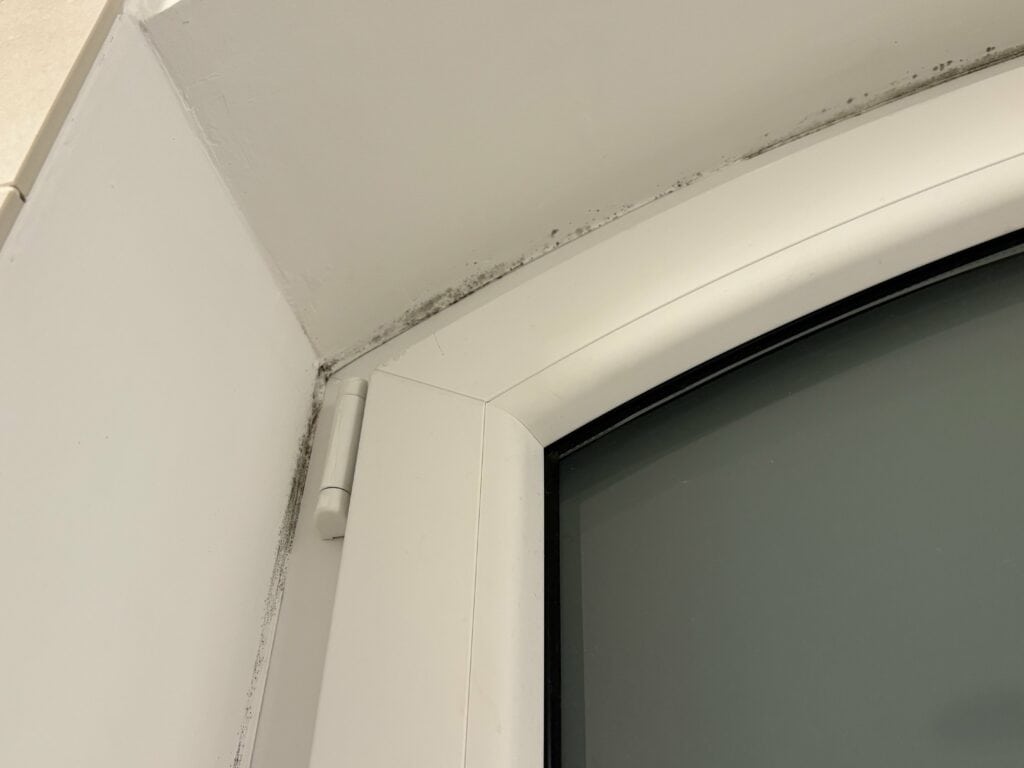 pont thermique autour d'une fenêtre cintrée