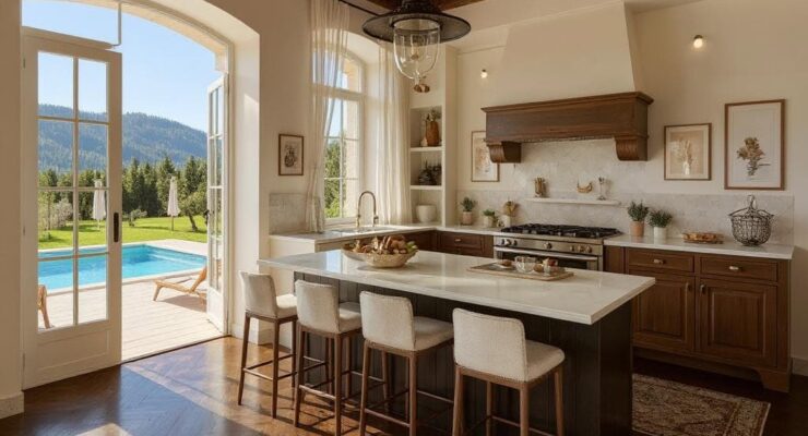 Porte-fenêtre et cuisine : transformer votre espace culinaire en pièce lumineuse