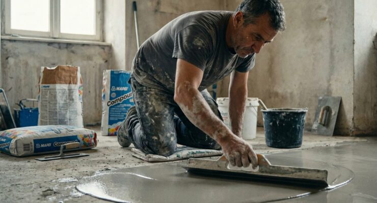 Prix du ragréage au m2 : budgétiser vos travaux de sol