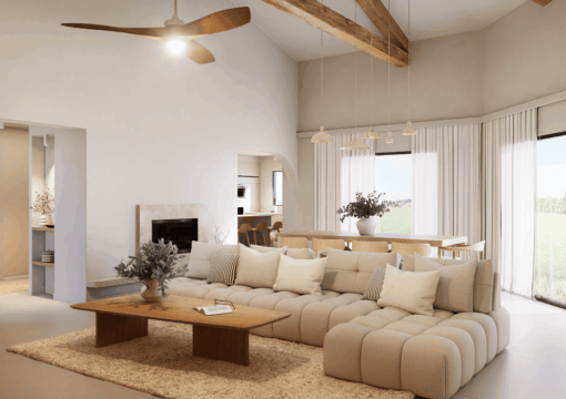 Rénovation et décoration d’une pièce de vie de 70m2