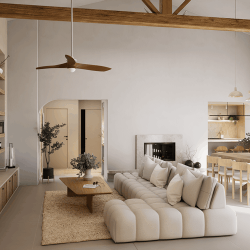 Rénovation et décoration d’une pièce de vie de 70m2