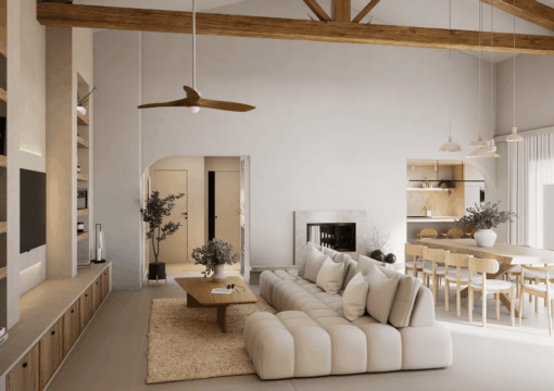 Rénovation et décoration d’une pièce de vie de 70m2