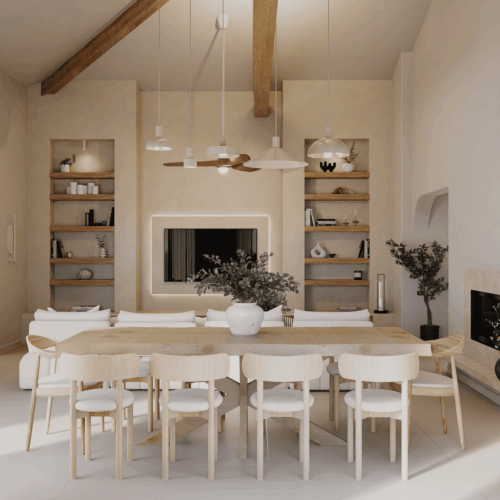 Rénovation et décoration d’une pièce de vie de 70m2