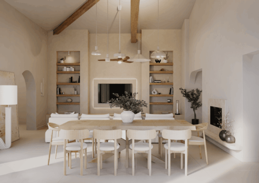 Rénovation et décoration d’une pièce de vie de 70m2