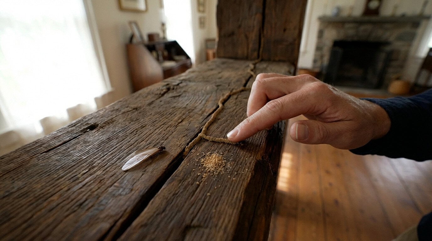 Symptômes de termites dans le bois : les signes avant les dégâts