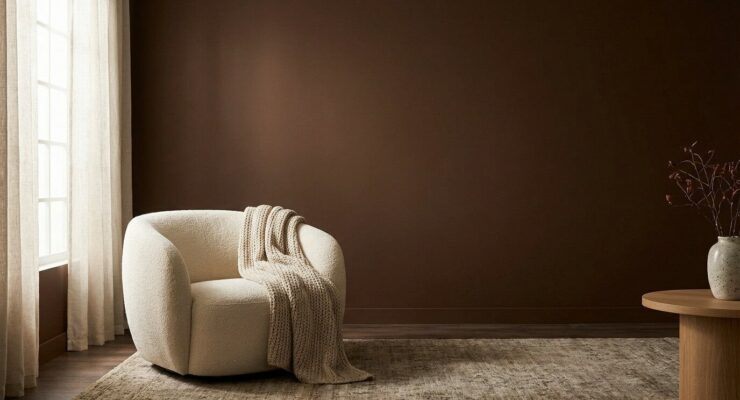 Peinture chocolat : osez une déco chic et enveloppante