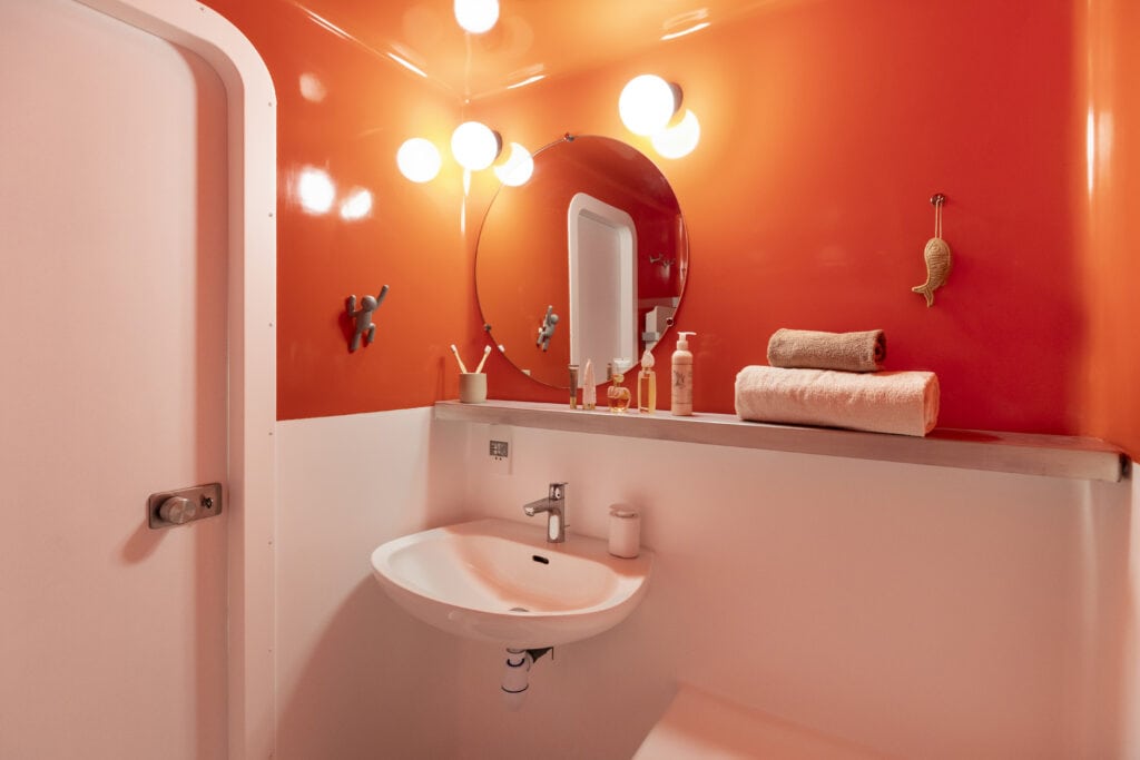 salle de bain style Charlotte Perriand