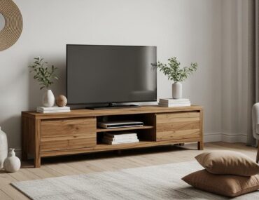 Meuble TV en Bois : apportez de la chaleur à votre coin télé