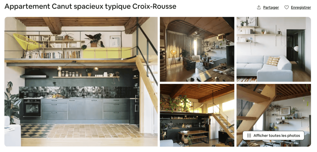 appartement canut sur airbnb