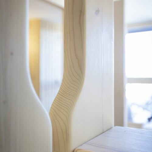 Rénovation d’un appartement aux Arcs 1800 – style Charlotte Perriand