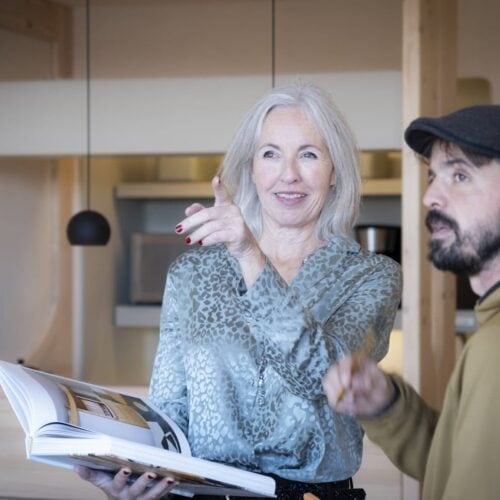 Rénovation d’un appartement aux Arcs 1800 – style Charlotte Perriand