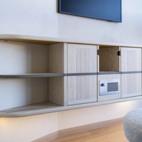 Rénovation d’un appartement aux Arcs 1800 – style Charlotte Perriand