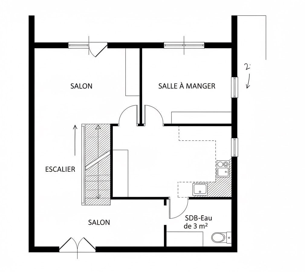 plan maison coron