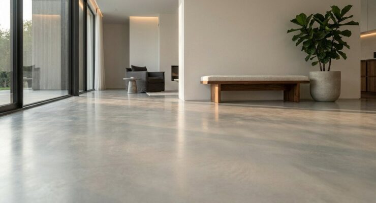 Prix du m2 du béton ciré : le coût de l’élégance minérale