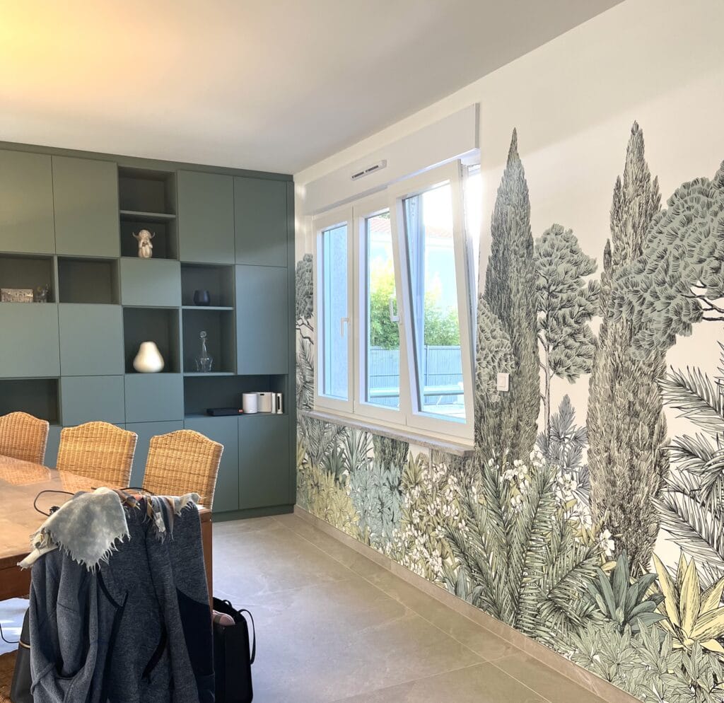 Comment transformer son salon avec un papier peint