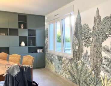 Comment transformer son salon avec un papier peint