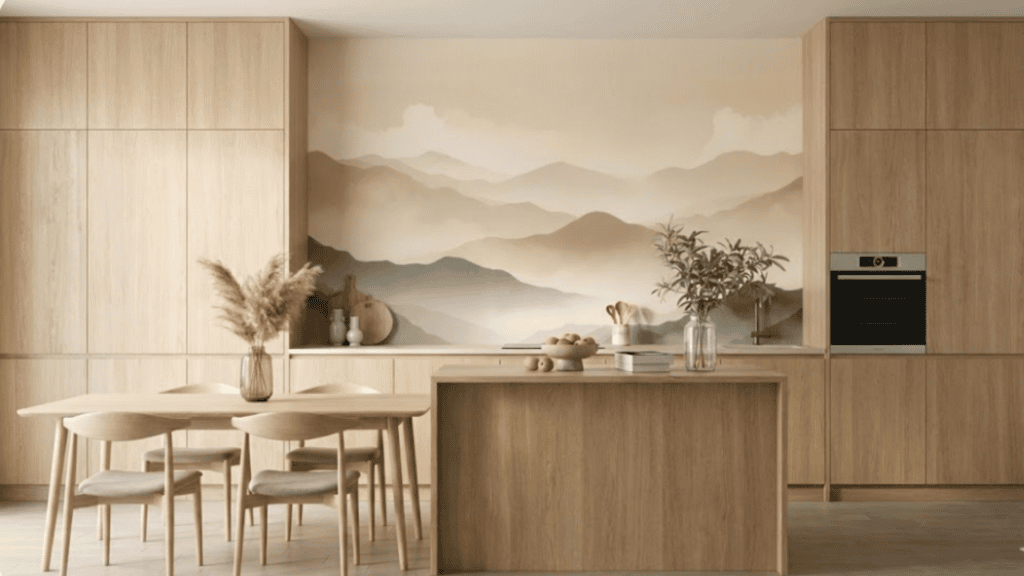 papier peint cuisine