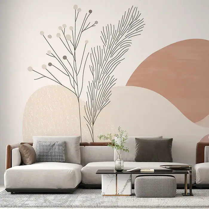 Papier peint japandi | Nature sauvage