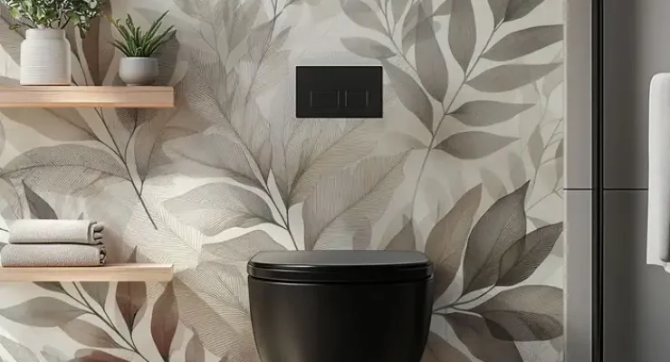 Papier peint toilette : transformer le plus petit espace en pièce maîtresse