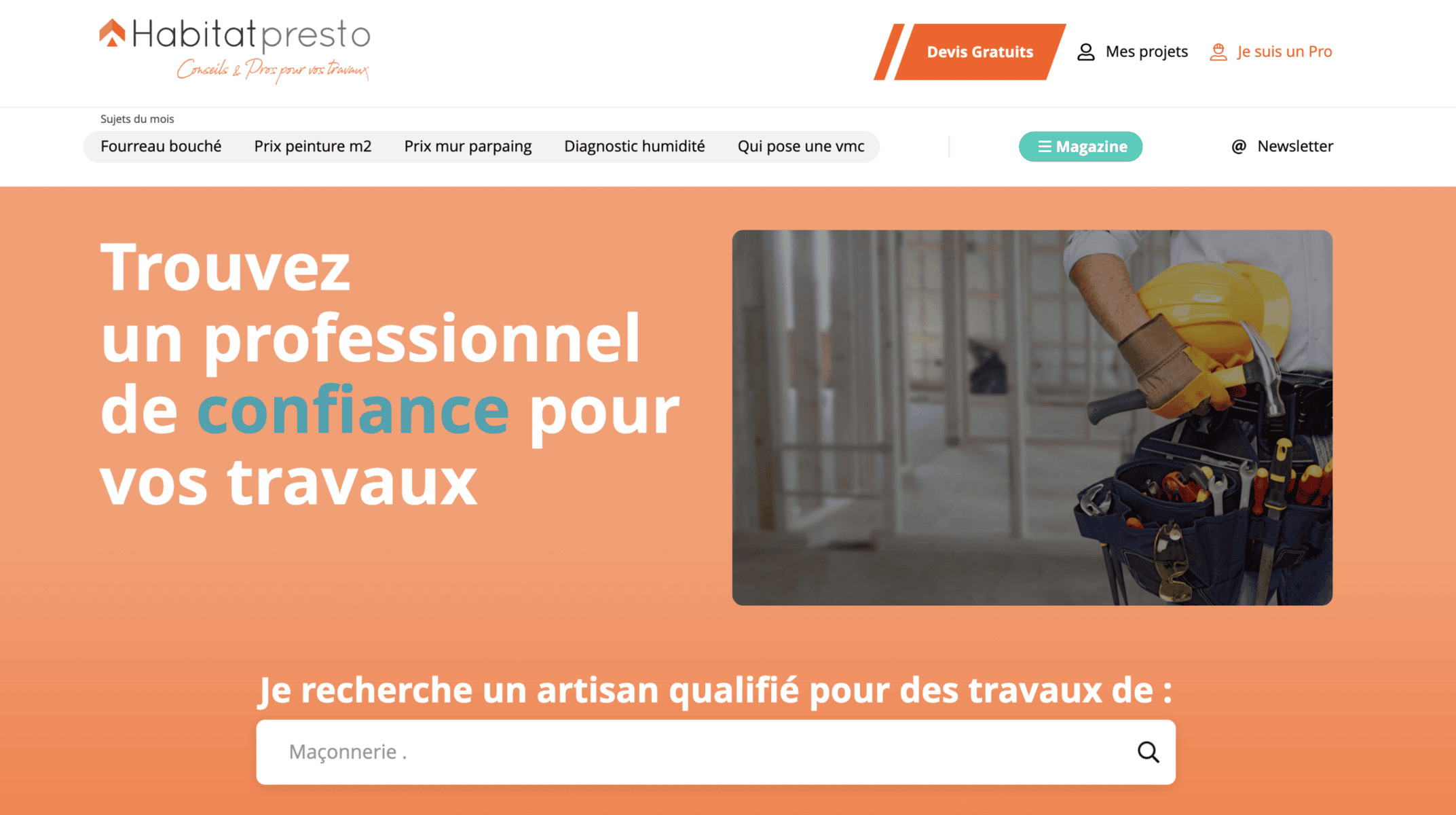 Avis Habitatpresto : l’expertise de vos travaux en 2026