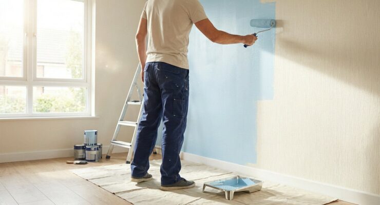 Peindre sur du papier peint ​: astuces de décorateurs