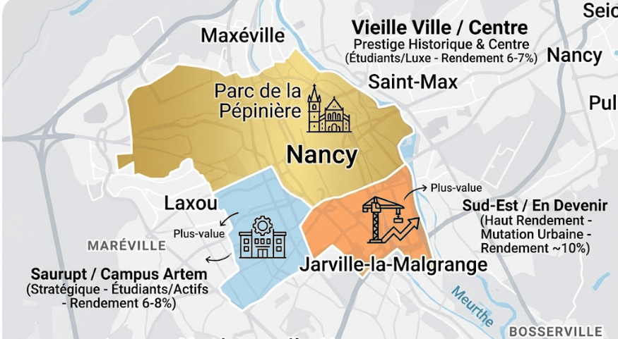 Investissement locatif à Nancy