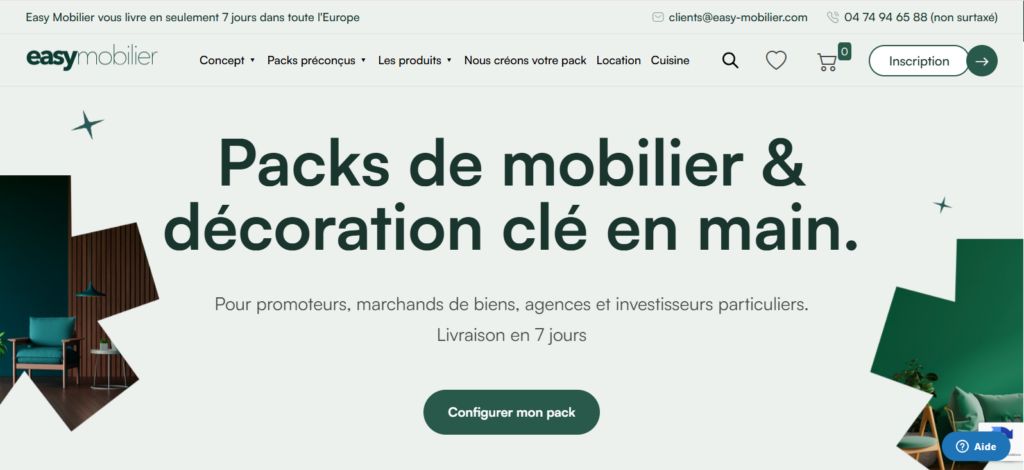site web easy mobilier