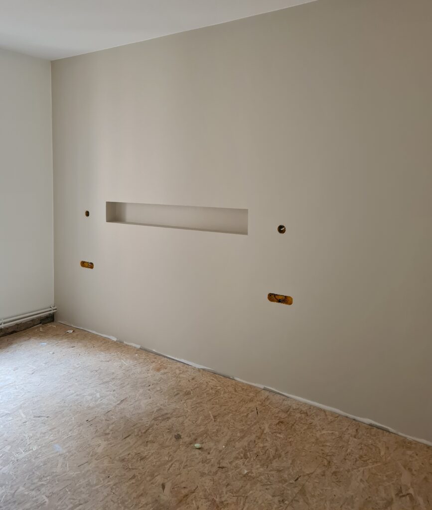 sol OSB chambre avant parquet