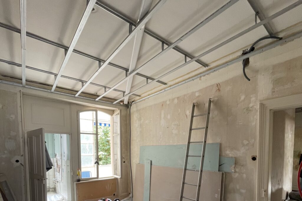 suite parentale avant faux plafond et rénovation