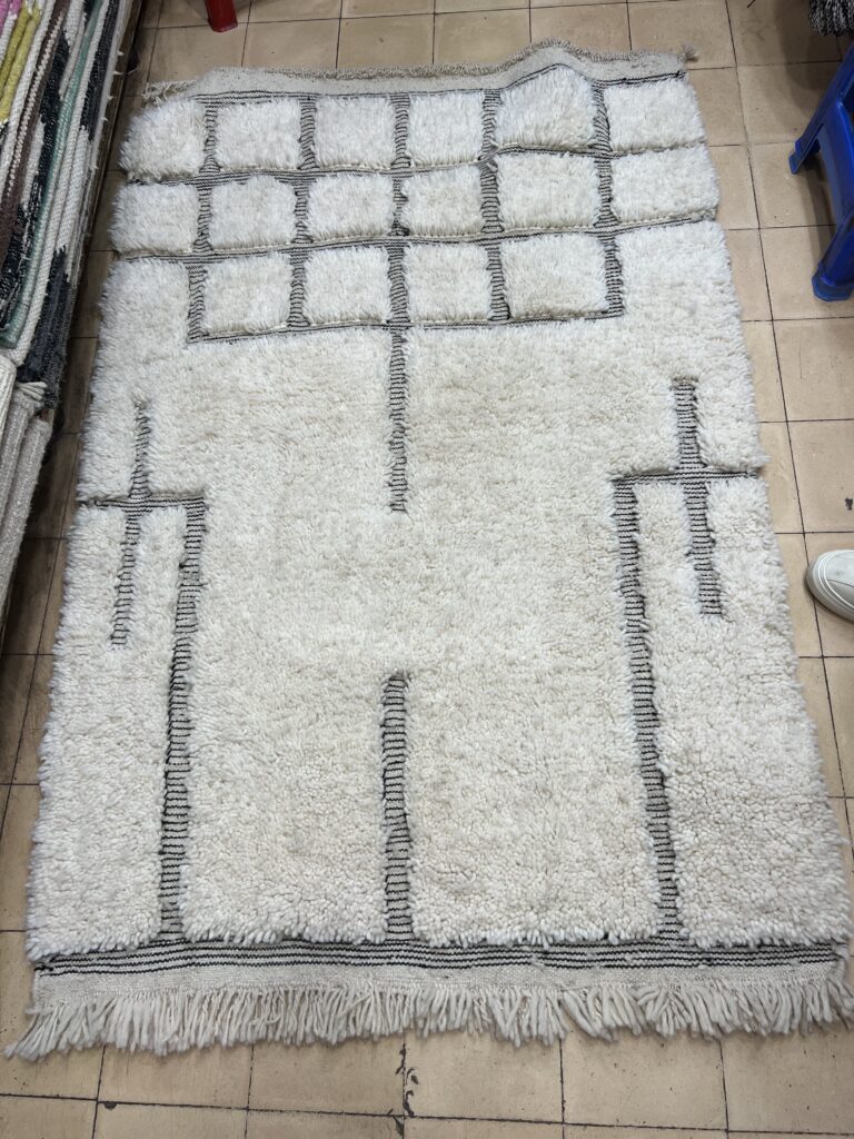 tapis berbère laine fait main