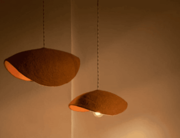 MUSKHANE : coup de cœur pour ces luminaires organiques en laine feutrée