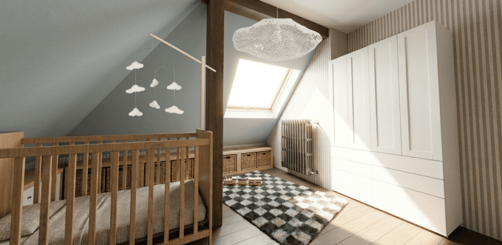 rénovation plan 3D appartement haussmannien