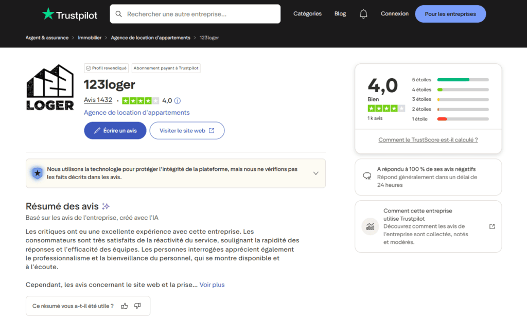 avis 123loger