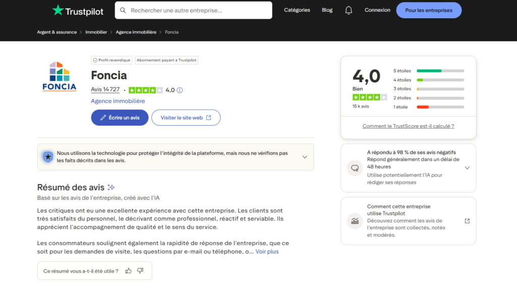 avis foncia